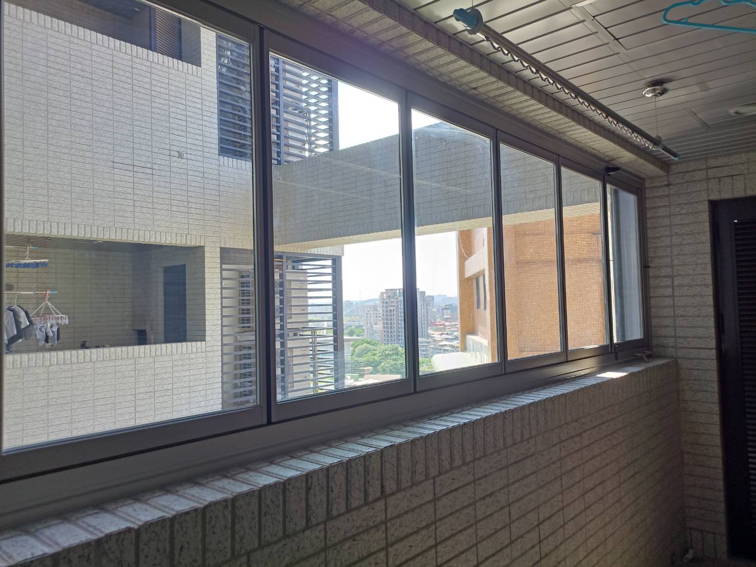 台北羅斯福路7片開景陽台窗