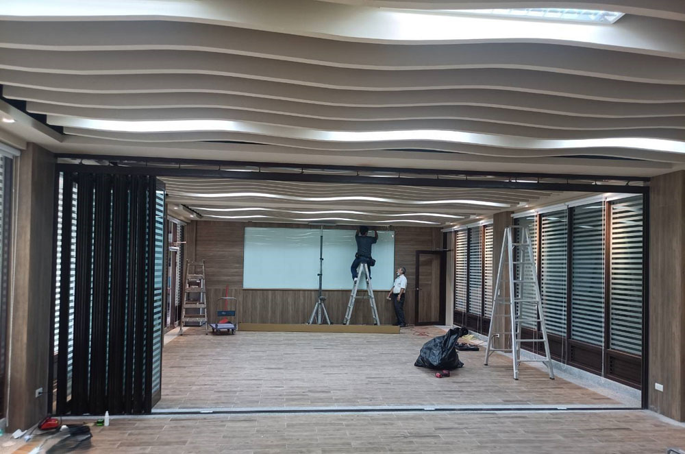 台北大橋國小8片折疊門無障礙下支