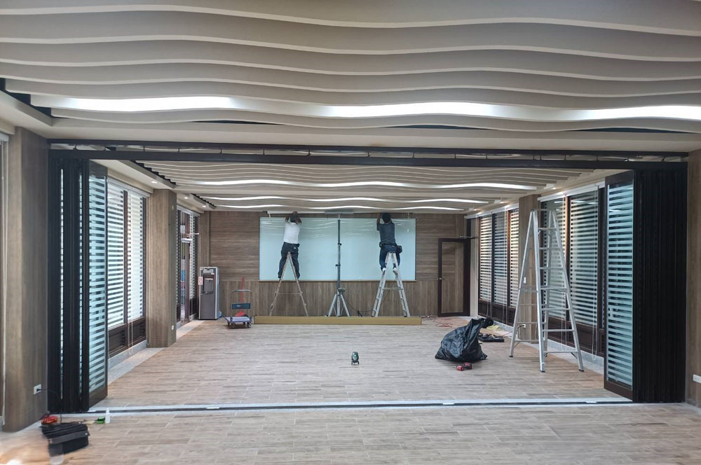 台北大橋國小8片折疊門無障礙下支