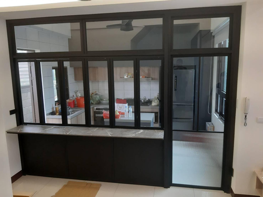 桃園平鎮6片折疊門+單開門