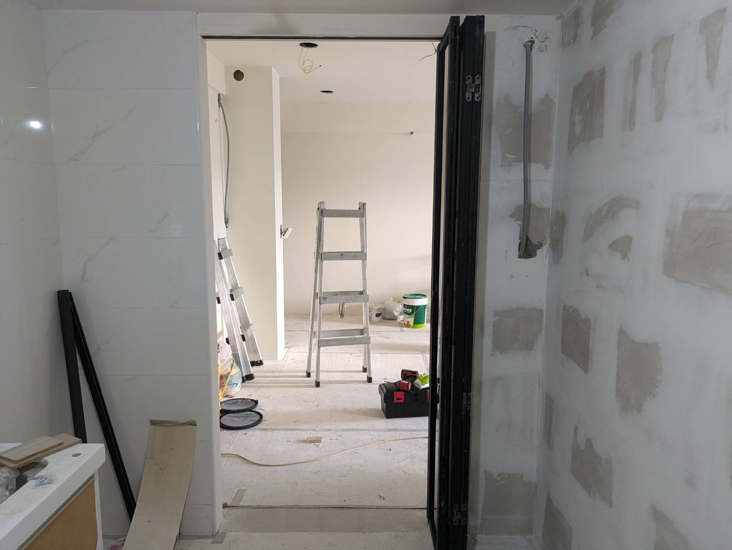 桃園清溪一路3片折疊門