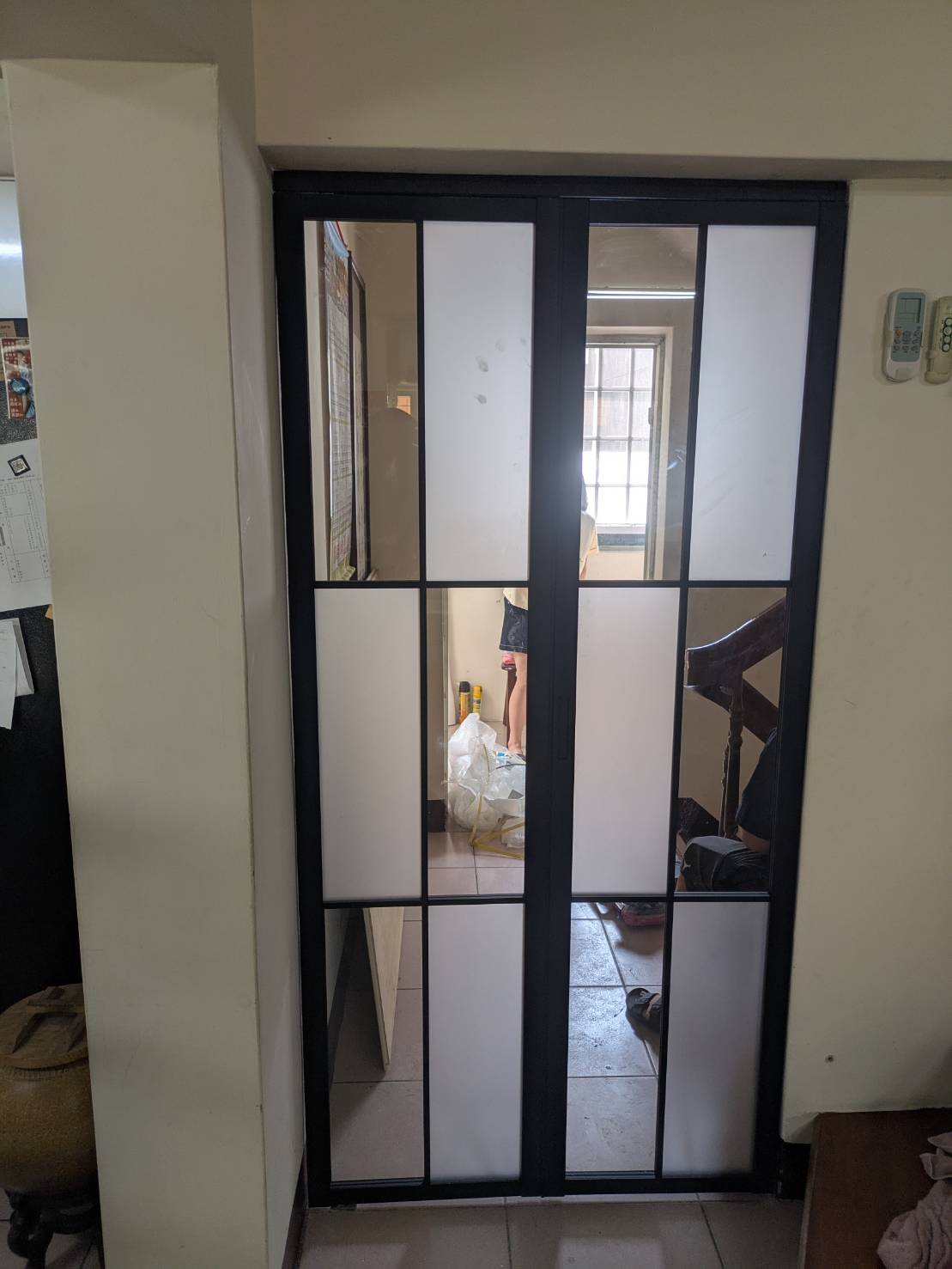 苗栗頭份2片折疊門