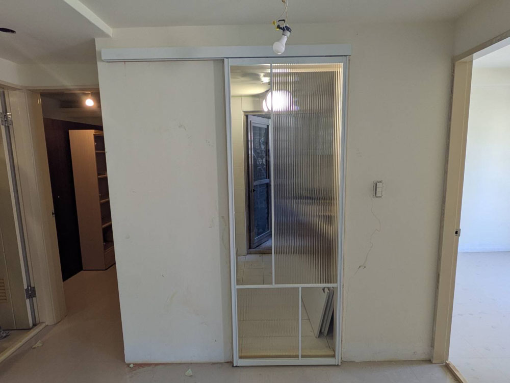 林口文化三路室內細鋁框橫拉門